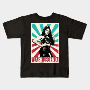 Vintage Retro Lash Legend Kids T-Shirt